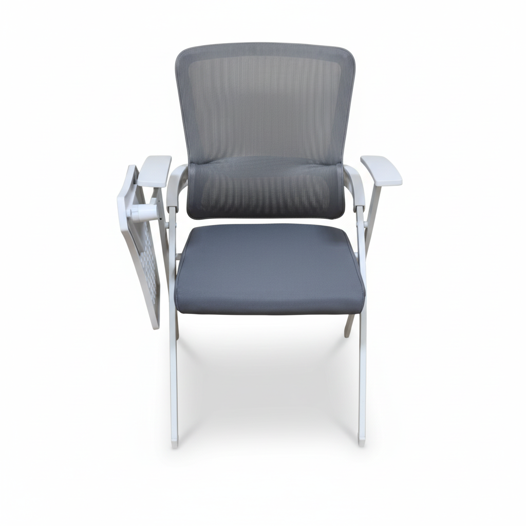 Study Chair with Foldable Writing Pad – Grey | IH 082