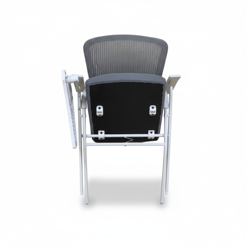 Study Chair with Foldable Writing Pad – Grey | IH 082