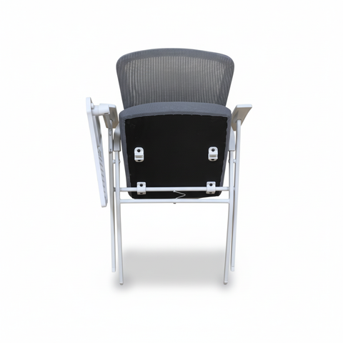 Study Chair with Foldable Writing Pad – Grey | IH 082