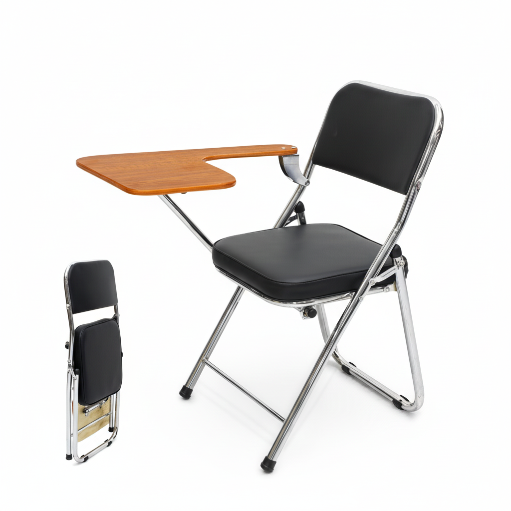 Folding Writing Chair with Desk | Training Study Chair UAE | IH 104