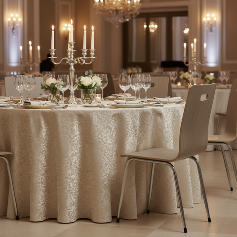 Banquet Chair IH 065 – Wooden Frame with Steel Legs | Beech Finish