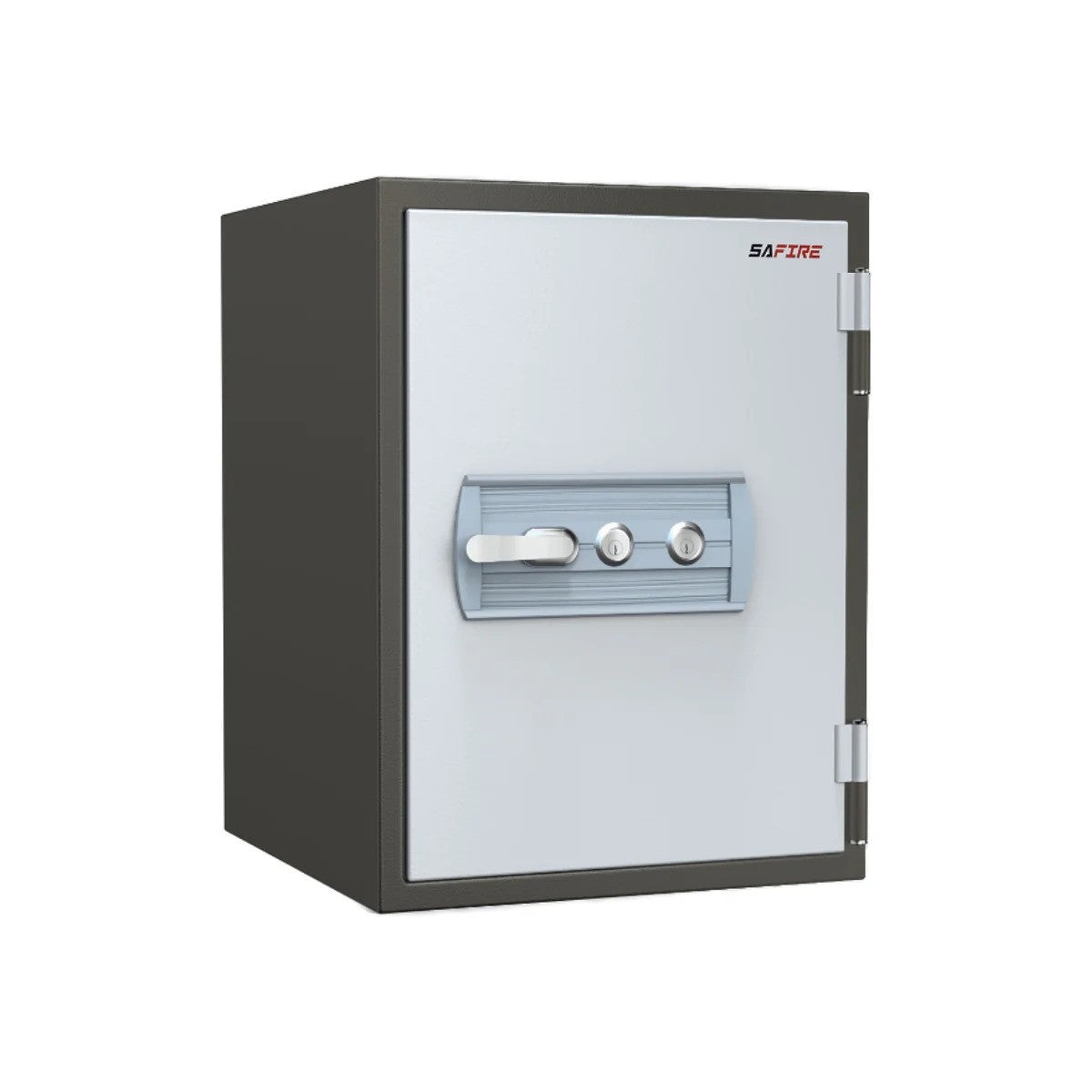 SAFIRE FR40 Fire-Resistant Safe – Grey, Dual Key Lock System