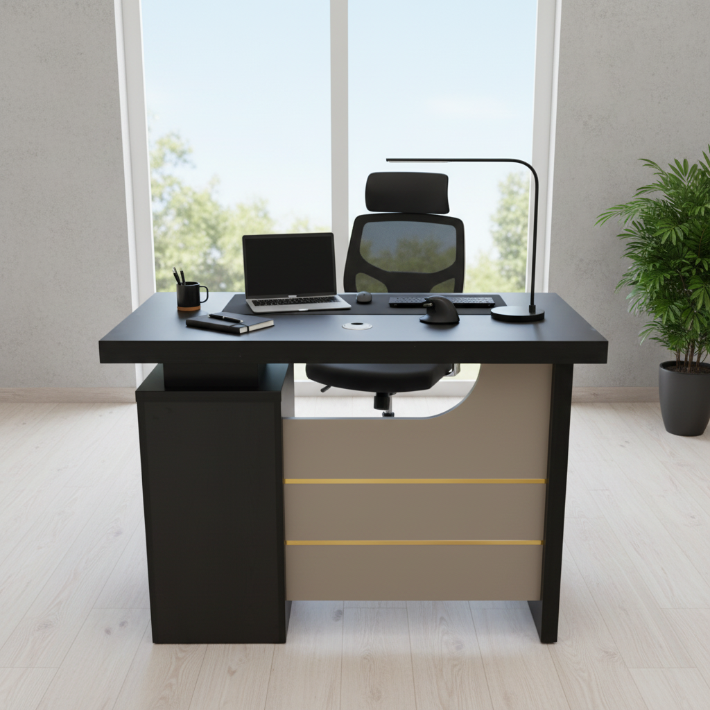 Office Desk 120cm Wenge Grey | IH 6005 UAE Delivery