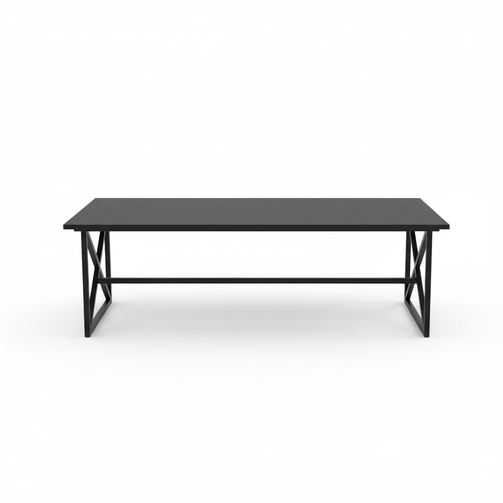 Gaming Table with LED Light Black 120x60x75cm | UAE-Wide Delivery