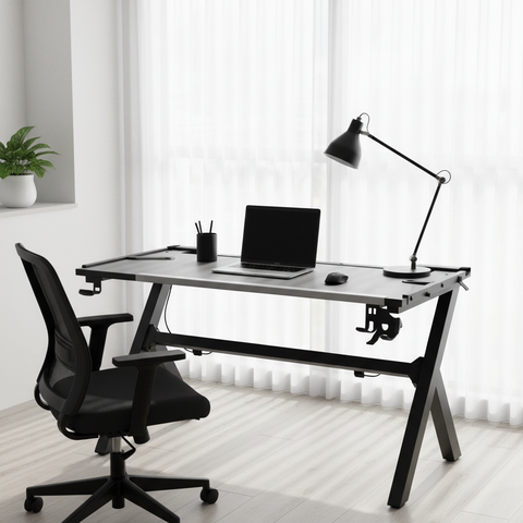 Gaming Table with LED Light Black 120x60x75cm | Premium Gaming Desk UAE