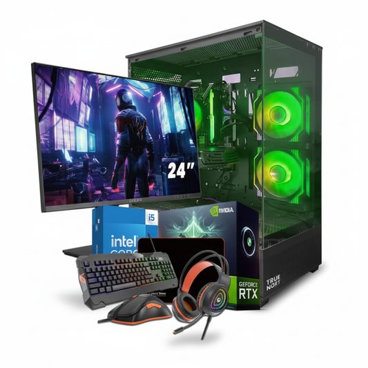 Titanic Fury All-in-One Gaming PC Bundle – Intel Core i5-11400F | RTX 3060 12GB | 16GB RAM | 1TB SSD | 24" FHD Monitor | RGB Gaming Setup | UAE Stock – Dubai, Abu Dhabi, Sharjah, Ajman, Fujairah, Ras Al Khaimah & Umm Al Quwain