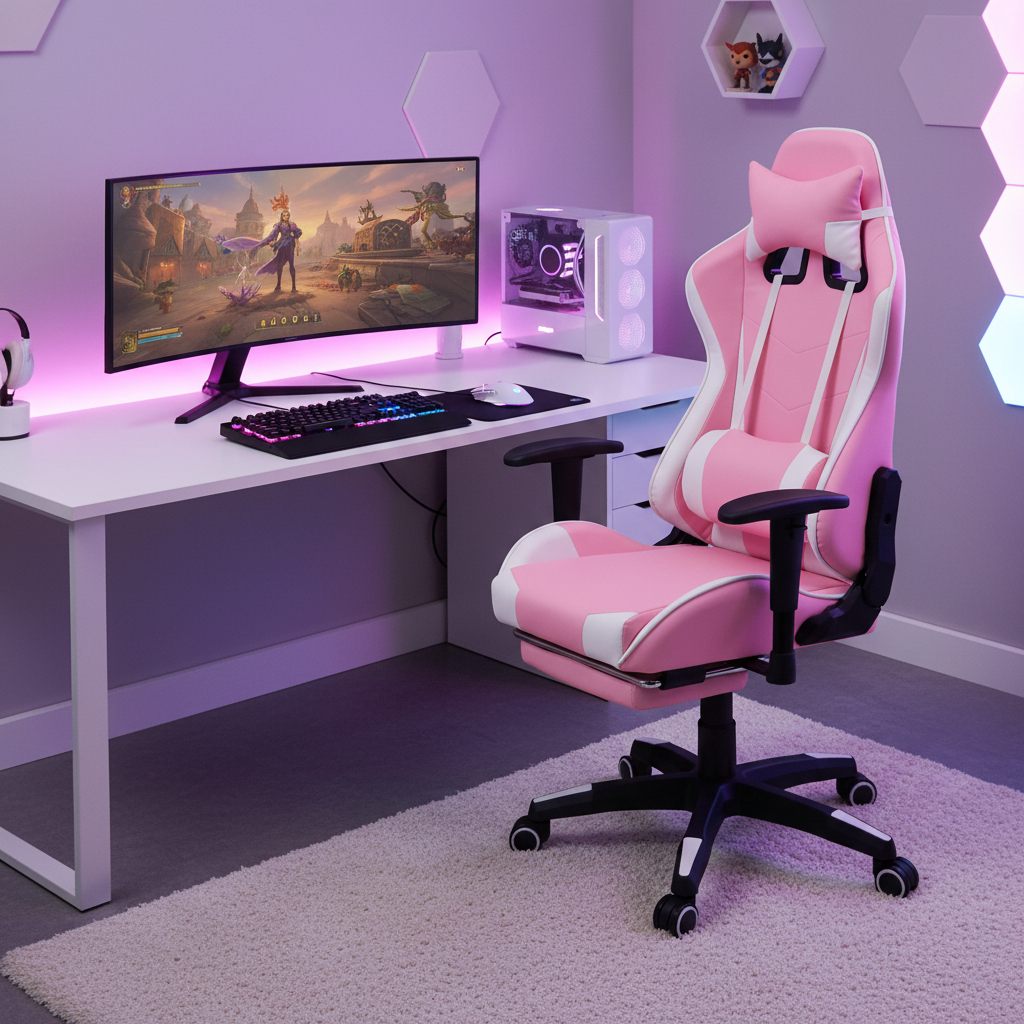 Gaming Chair IH 742 in Gaming Room Setup – Ergonomic Chair UAE Delivery | INFINI HOMES