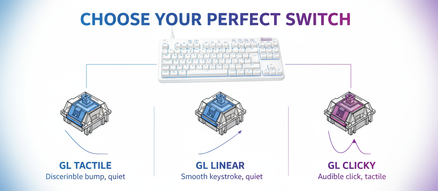 Logitech Key Switch Type Logitech G915 Wireless Mechanical Gaming Keyboard UAE - LIGHTSYNC RGB ...