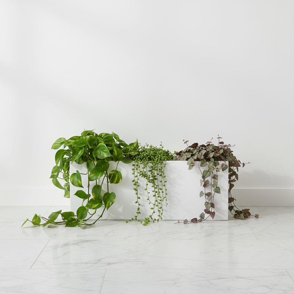 GO Planter Box GO-PB900 | Premium White Indoor Planter UAE
