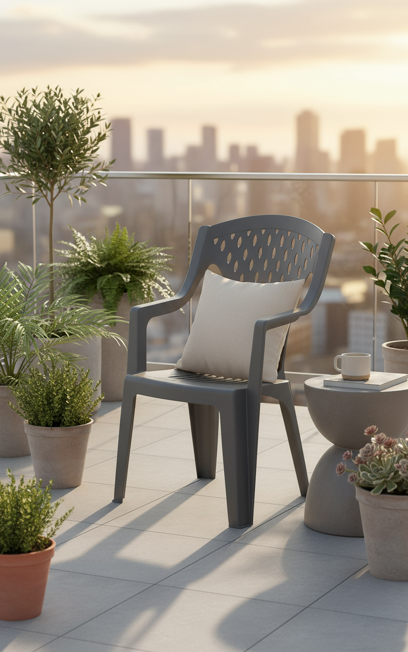 Queen Chair Beige - Premium Outdoor Furniture UAE | Dubai Abu Dhabi Sharjah