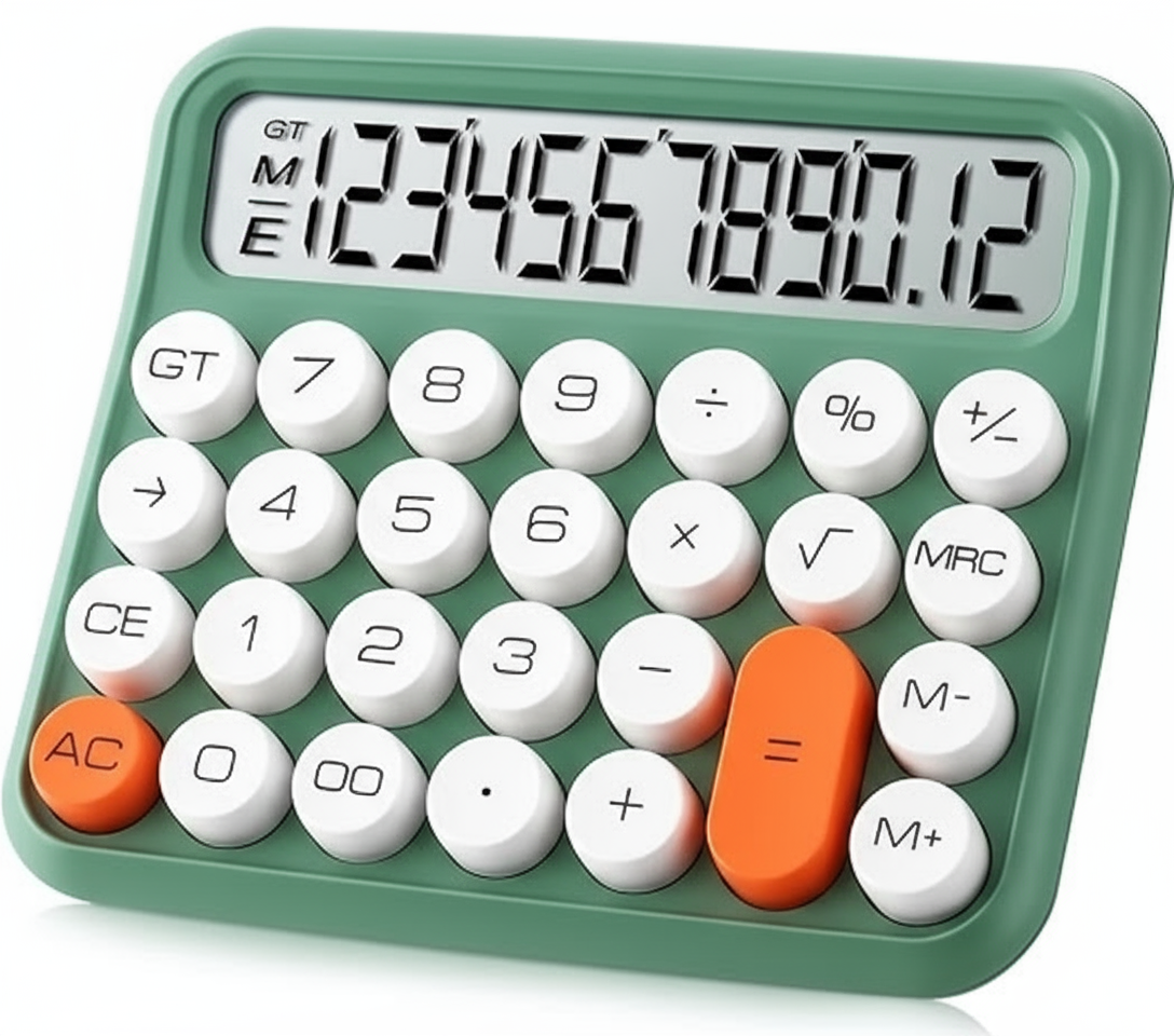 Desktop Calculator 12 Digit Large Display - Office Calculator Dubai UAE | VEWINGL