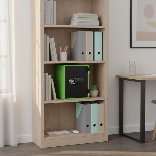 Eagle YES-031DK Fire-Resistant Safe – Green, Digital + Key Lock System