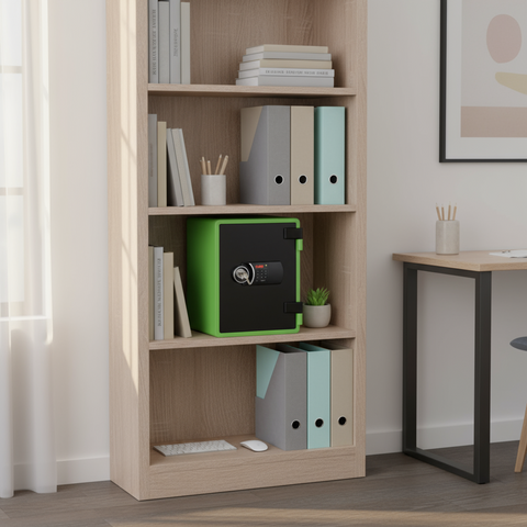 Eagle YES-031DK Fire-Resistant Safe – Green, Digital + Key Lock System