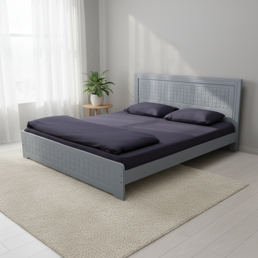 Double Wooden Bed Without Side Table | IH 74180 | 180×200 cm