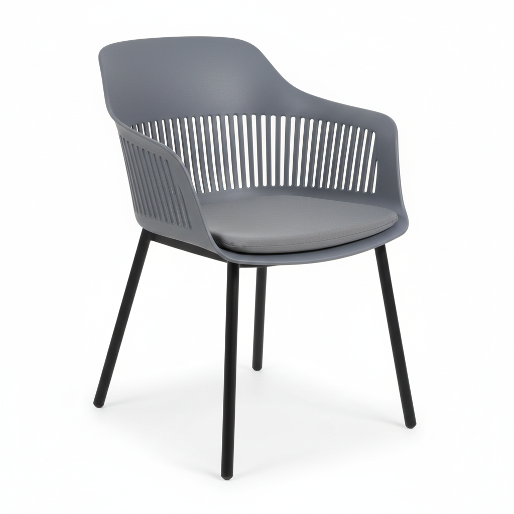 Dining Chair IH 324 | Premium Upholstered Chair – INFINI HOMES UAE Grey
