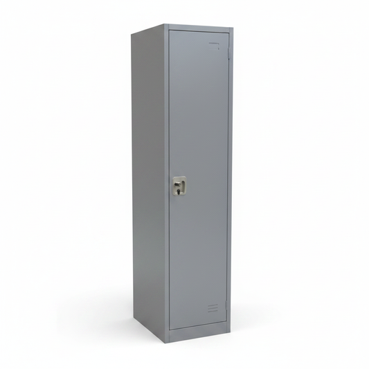 Steel Single Tier Locker | Full-Height Metal Storage Locker UAE – IH FS-114 Grey