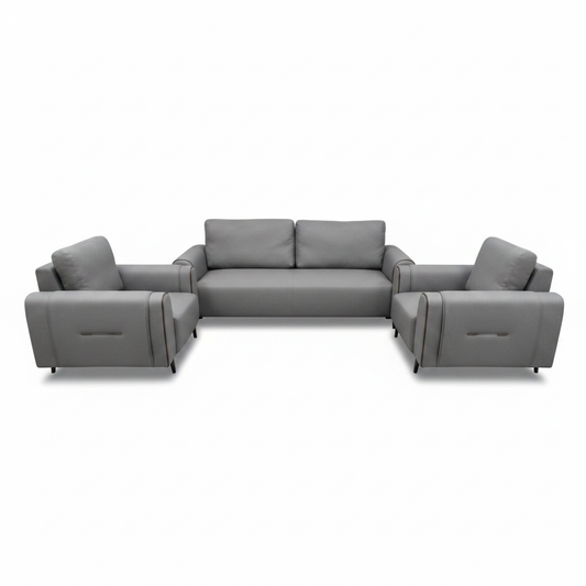 Sofa Set 3+1+1 | Premium 5-Seater Living Room Sofa – IH 6319 Grey