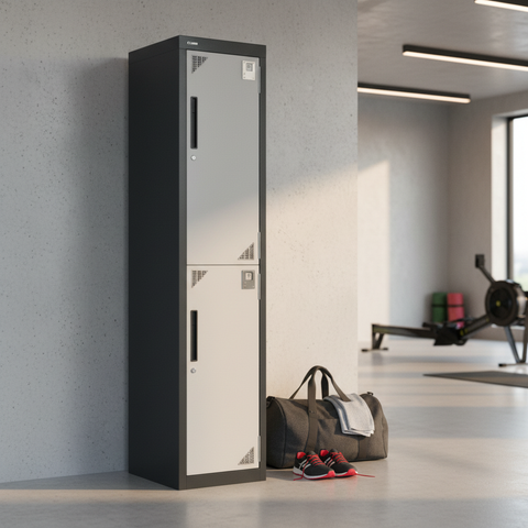 GO 2-Tier Steel Storage Locker | Model GO-T2 (FYD-G002) – UAE