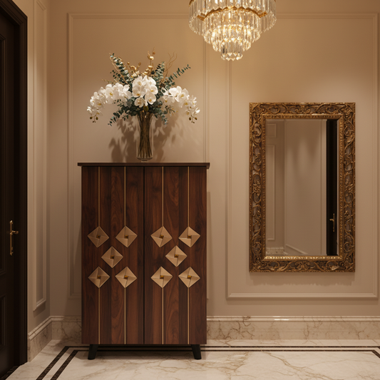 Wooden Storage Cabinet IH-2537 | Premium Office Storage Dubai, Abu Dhabi & UAE