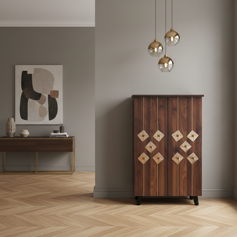 Wooden Storage Cabinet IH-2537 | Premium Office Storage Dubai, Abu Dhabi & UAE