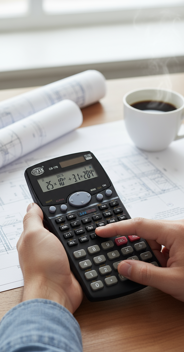 FIS Scientific Calculator 240 Functions - 12 Digit Display Calculator for Students & Engineers UAE