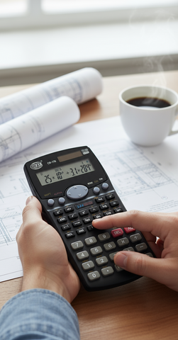 FIS Scientific Calculator 240 Functions - 12 Digit Display Calculator for Students & Engineers UAE