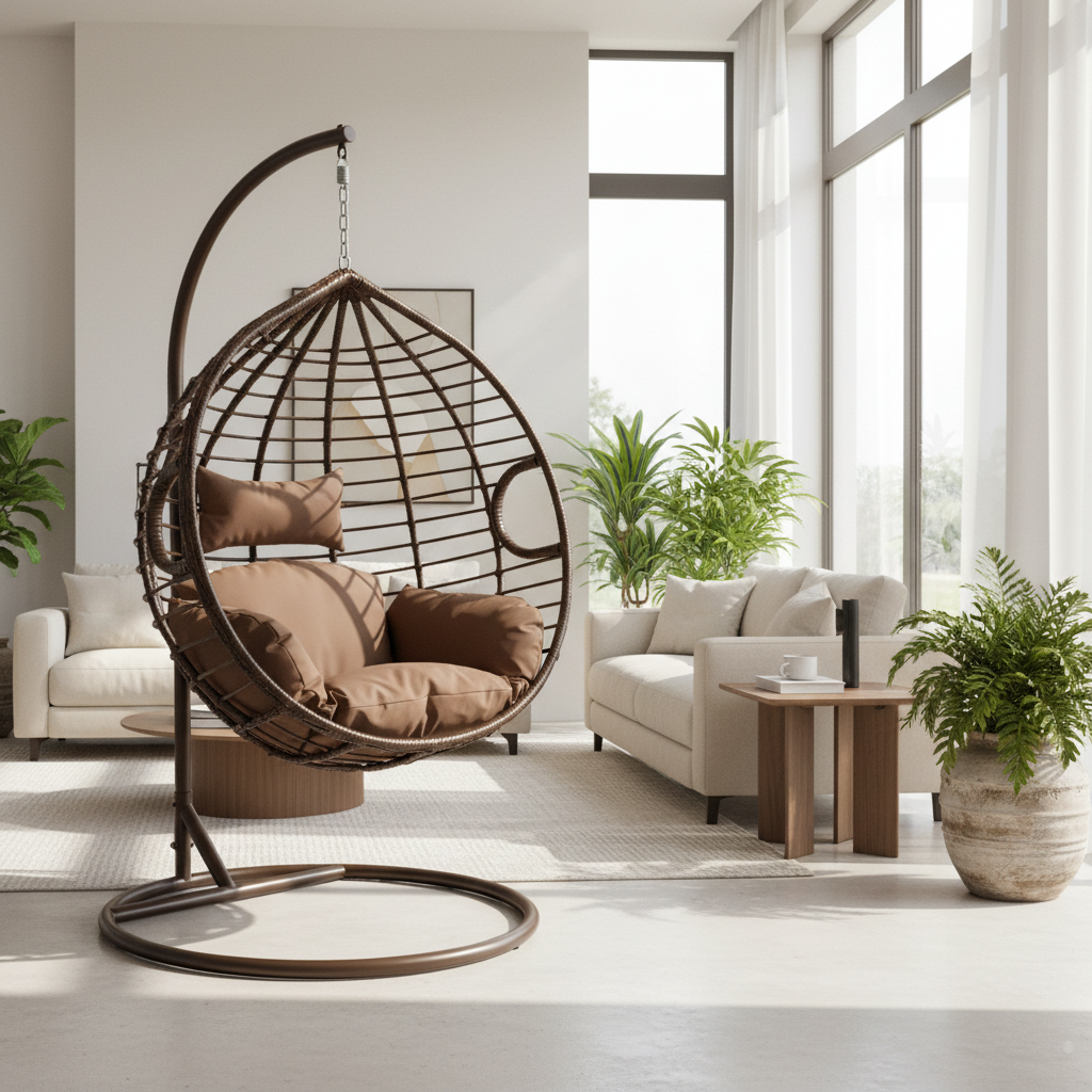 Brown Swing Chair IH 2006 | Premium Outdoor Furniture UAE