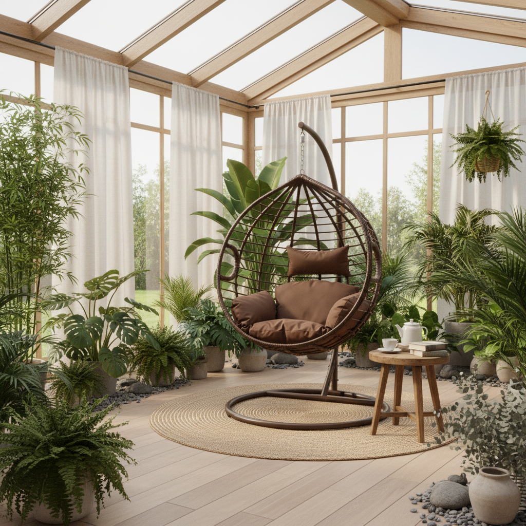 Brown Swing Chair IH 2006 | Premium Outdoor Furniture UAE