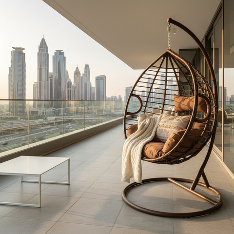 Brown Swing Chair IH 2006 | Premium Outdoor Furniture UAE