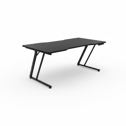Gaming Table with LED Light Black 120x60x75cm | UAE Delivery