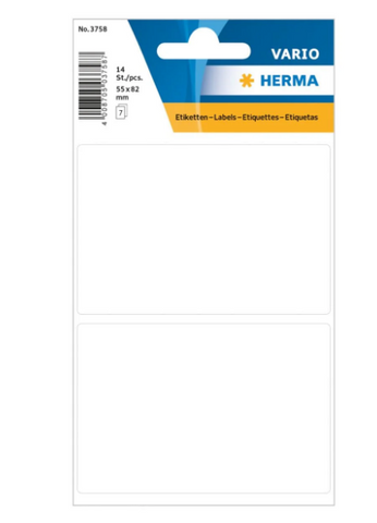 Herma Vario White Sticker Labels 55x82mm - UAE Wide Delivery