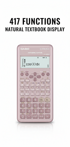 Casio FX-570ES PLUS Scientific Calculator Pink - 417 Functions | UAE Stock