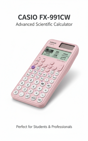 Casio Scientific Calculator FX-991CW Pink - Advanced Graphing Calculator for Students UAE