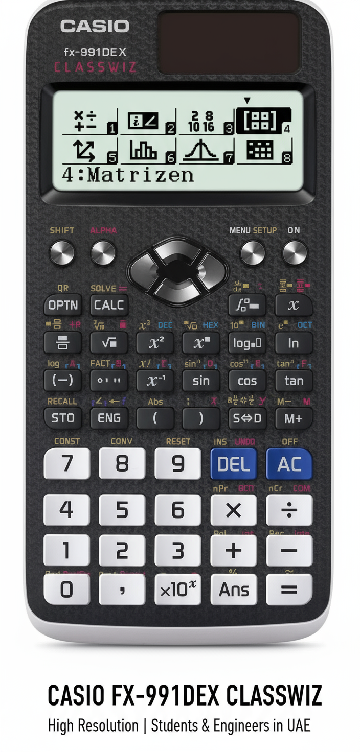 Casio FX-991DEX Scientific Calculator ClassWiz - High Resolution Display for Students & Engineers UAE