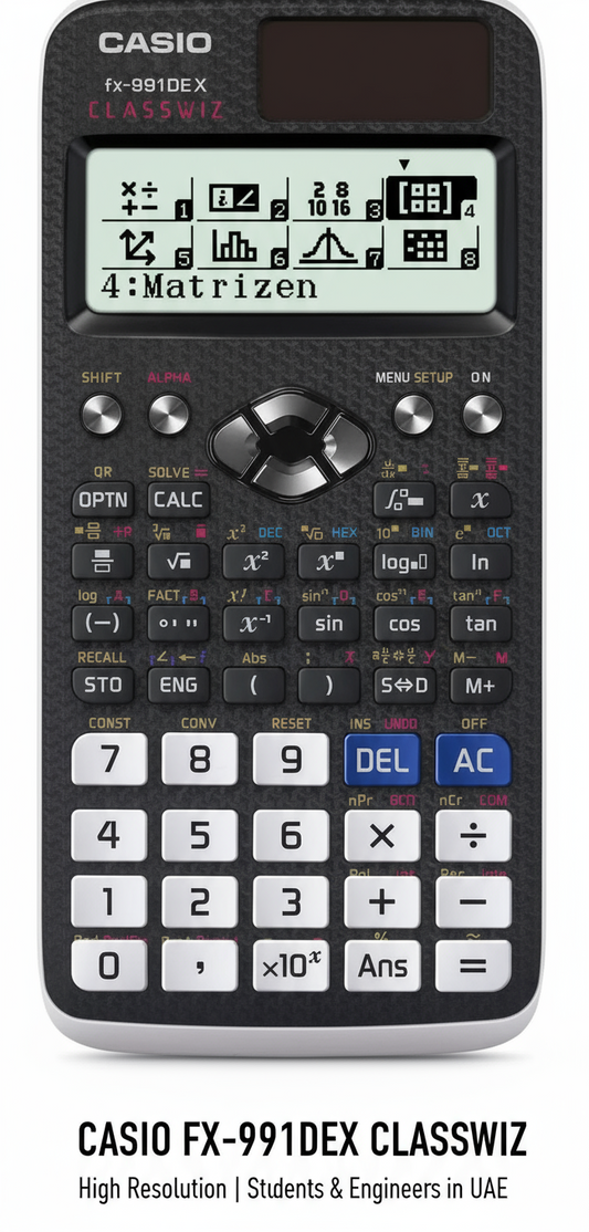 Casio FX-991DEX Scientific Calculator ClassWiz - High Resolution Display for Students & Engineers UAE
