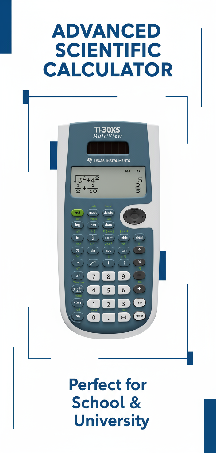 Texas Instruments TI-30XS MultiView Scientific Calculator - UAE | School & University Calculator