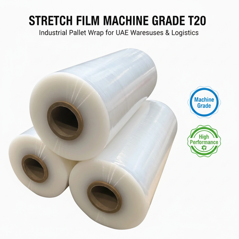 Stretch Film Machine Grade T20 - 500mm x 1700m | INFINI HOMES UAE