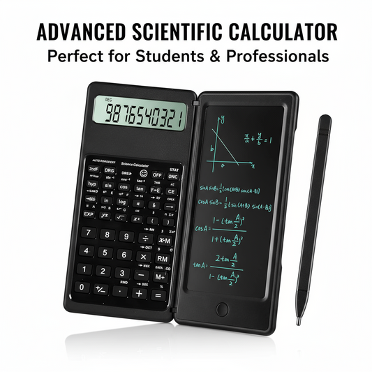 Scientific Calculator 10-Digit Display - Student Calculator for School, College & Office UAE