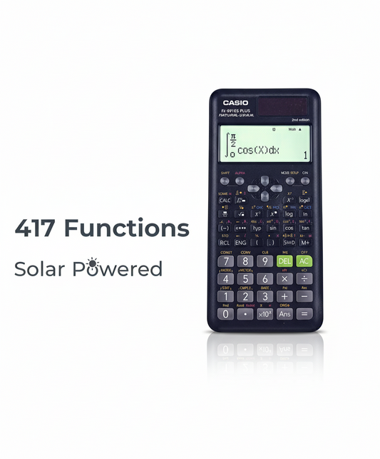 Casio FX-991ES PLUS Scientific Calculator - 417 Functions | Solar Powered | UAE