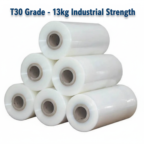 Machine Stretch Film 13kg T30 Grade - Industrial Pallet Wrap UAE | Super Power