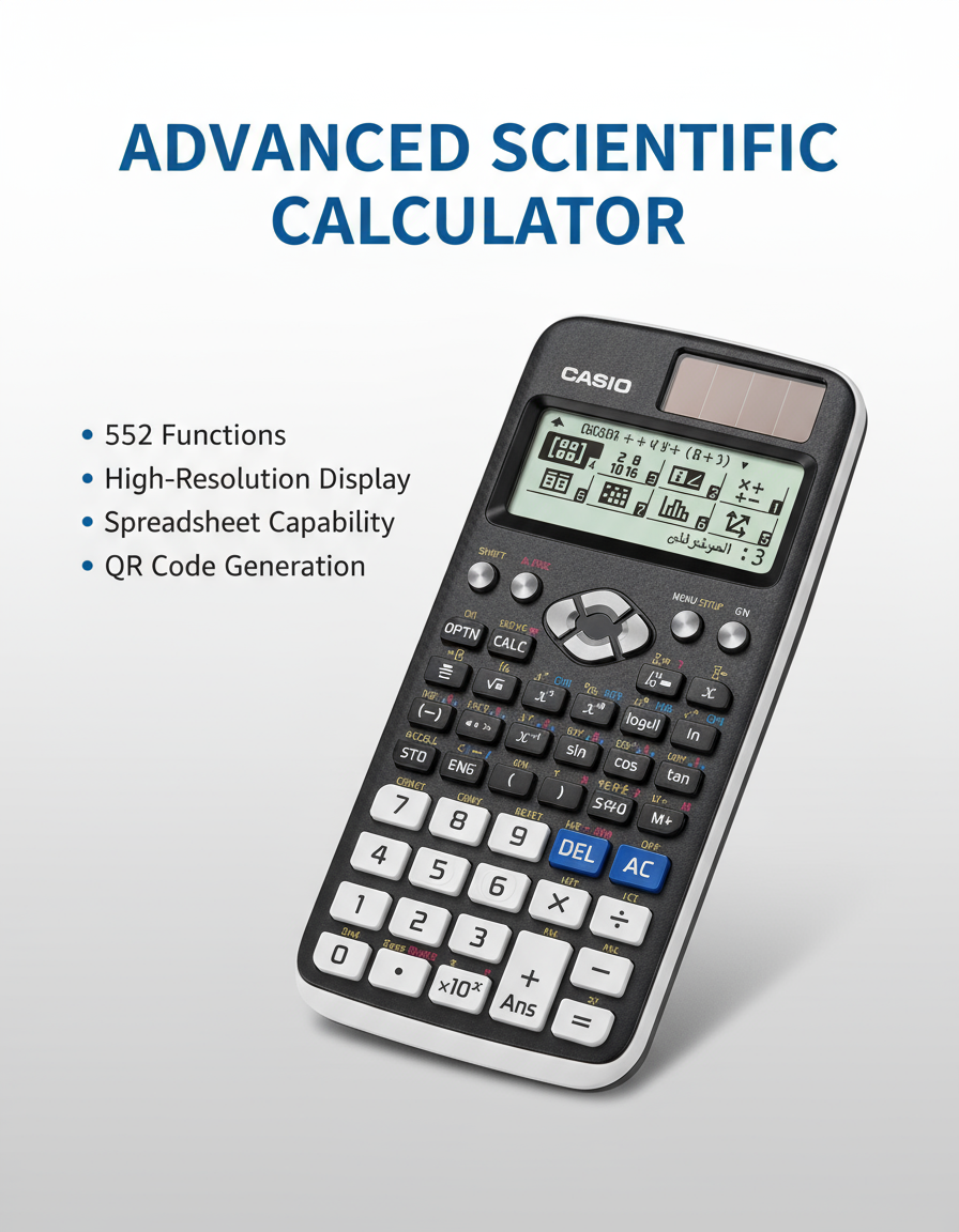 Casio FX-991EX Scientific Calculator - Engineering Calculator for Students & Professionals UAE