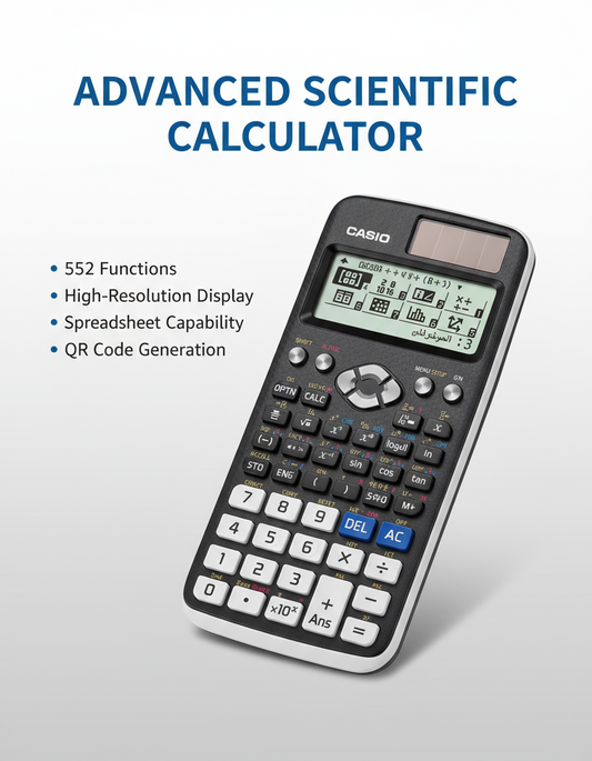 Casio FX-991EX Scientific Calculator - Engineering Calculator for Students & Professionals UAE