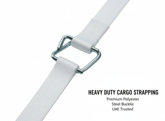 Strap Dispenser High Tenacity Heavy Duty Durable Polyester Cord Strap | Composite Cord Strap Cargo Packing | Galvanized Steel Buckle