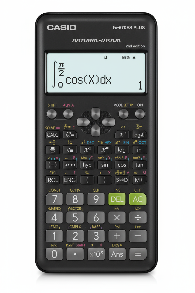Casio FX-570ES Plus 2nd Edition Scientific Calculator - Black
