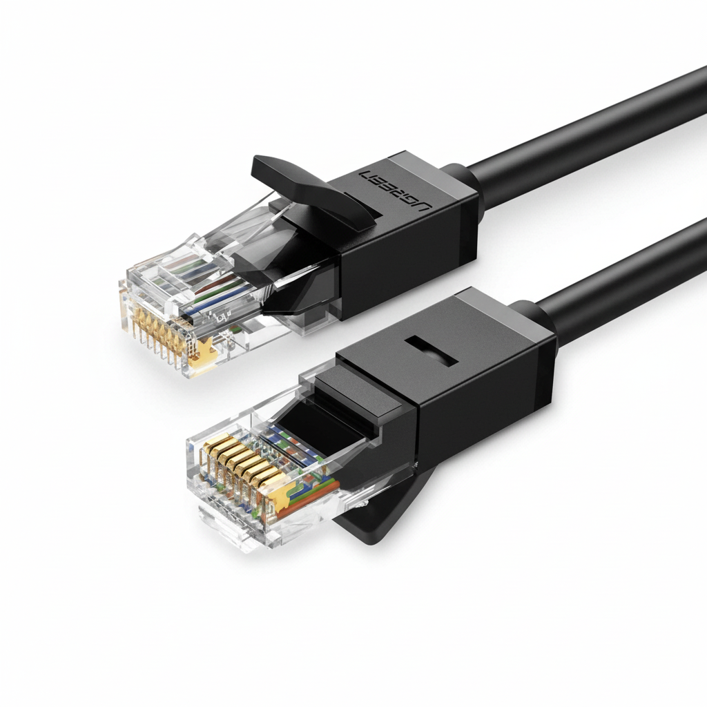 UGREEN Cat 6 UTP LAN Cable 5M Black (NW102-20162) - Dubai, Abu Dhabi, Sharjah UAE Stock