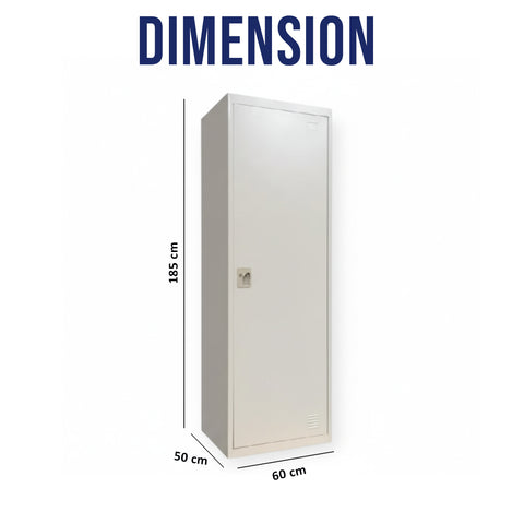 Metal One Door Locker IH CC8T | Grey Storage Cabinet UAE