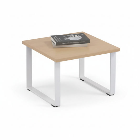 Coffee Table 60x60cm Oak & White - Modern Living Room Furniture UAE | Fast Delivery Dubai