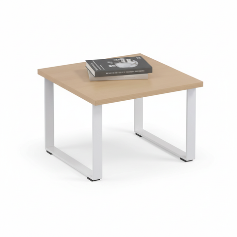 Coffee Table 60x60cm Oak & White - Modern Living Room Furniture UAE | Fast Delivery Dubai