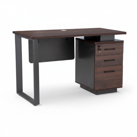 Office Table 1.2M Wenge - Premium Desk for UAE Offices | IH 222
