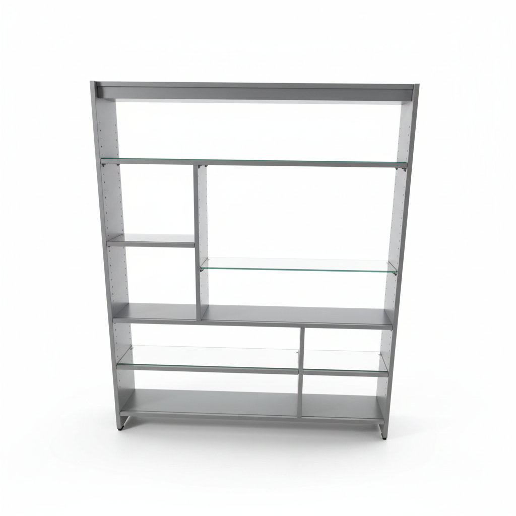 Grey Book Cabinet | Premium Office Storage Furniture UAE